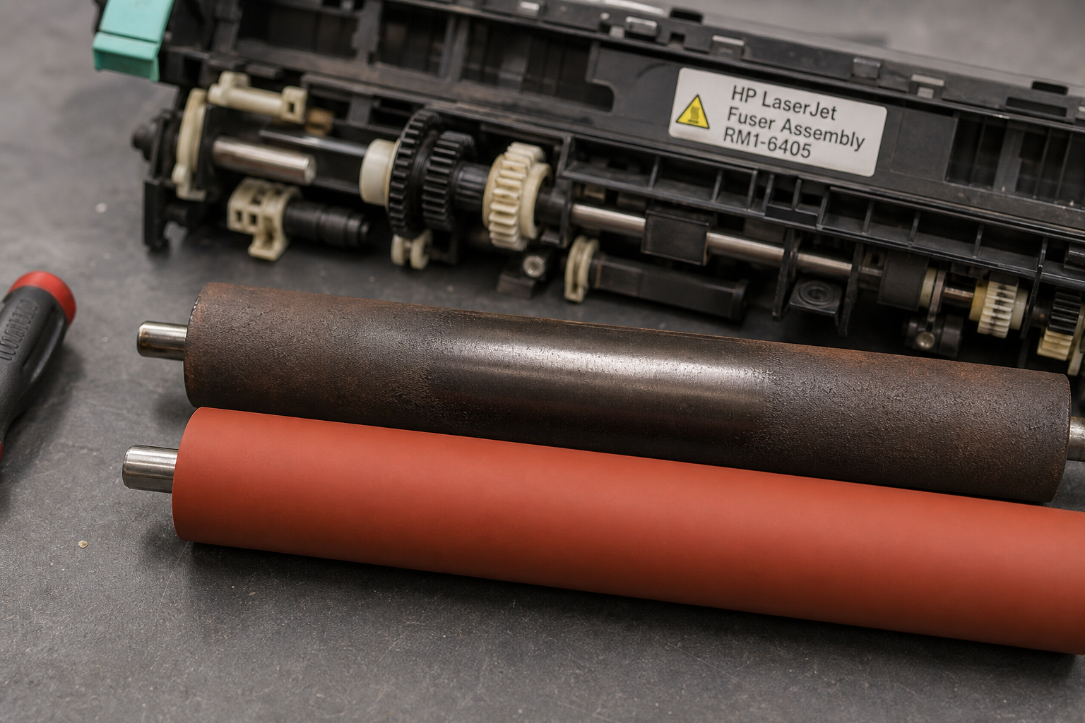 Fuser Pressure Roller Failed? Complete Diagnosis & Repair Guide for Squealing, Jamming Printers