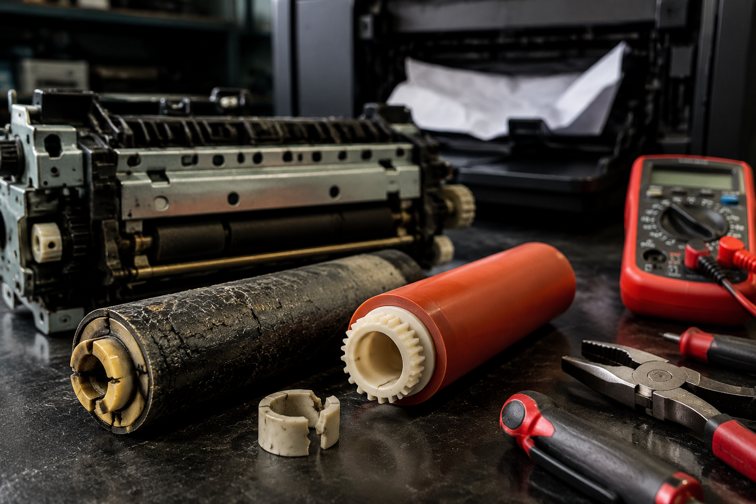 Fuser Pressure Roller Failure? Full Diagnosis & Step-by-Step Repair Guide