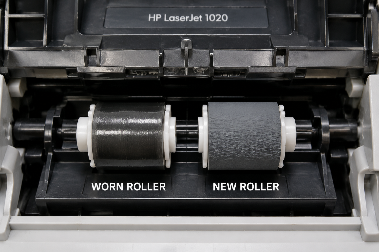 HP LaserJet 1020 Not Picking Up Paper? Pickup Roller Failure Diagnosis & Repair