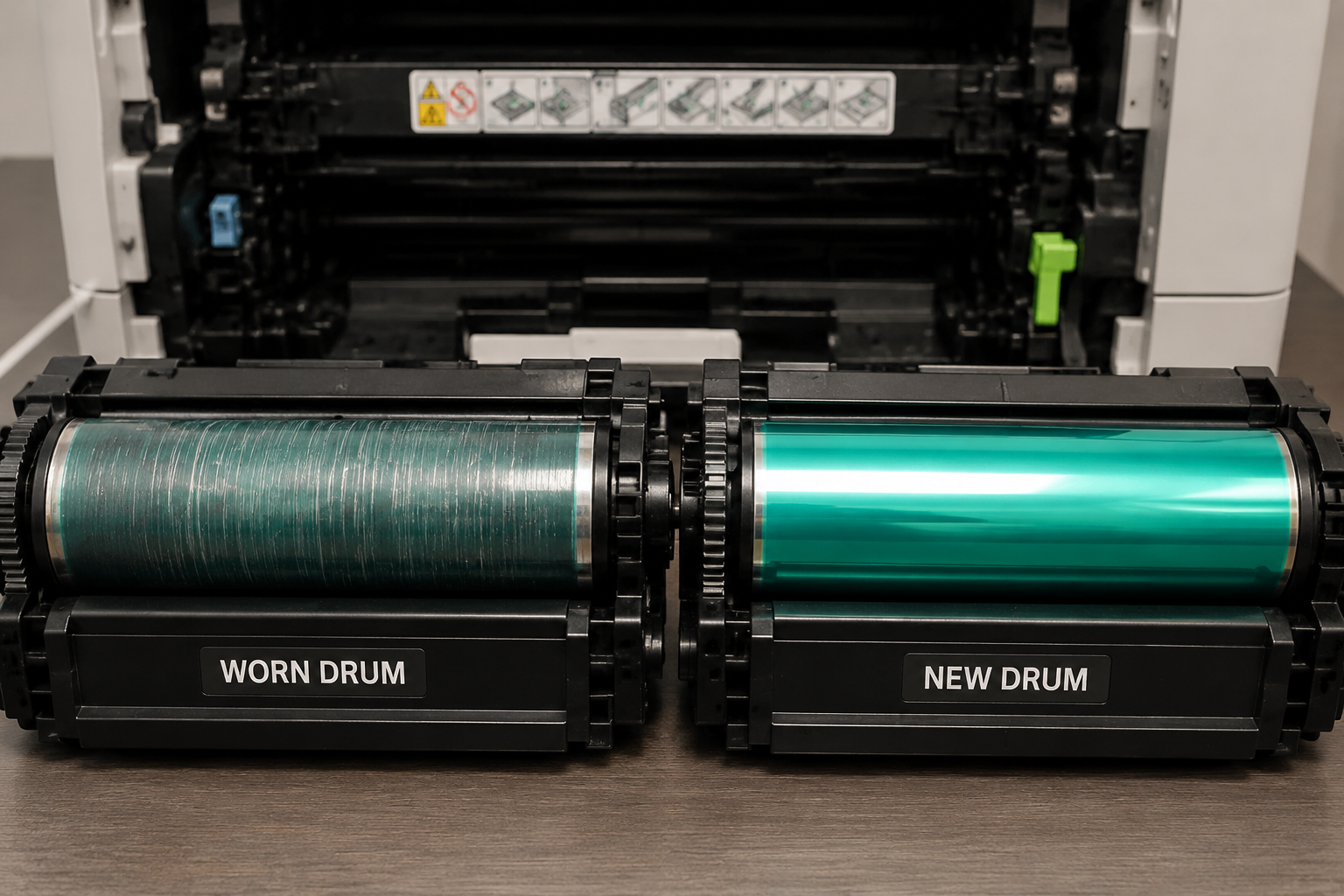 Printer Drum Unit Failure? Complete Diagnosis & Replacement Guide for Streaks, Ghosting, and 'Replace Drum' Errors