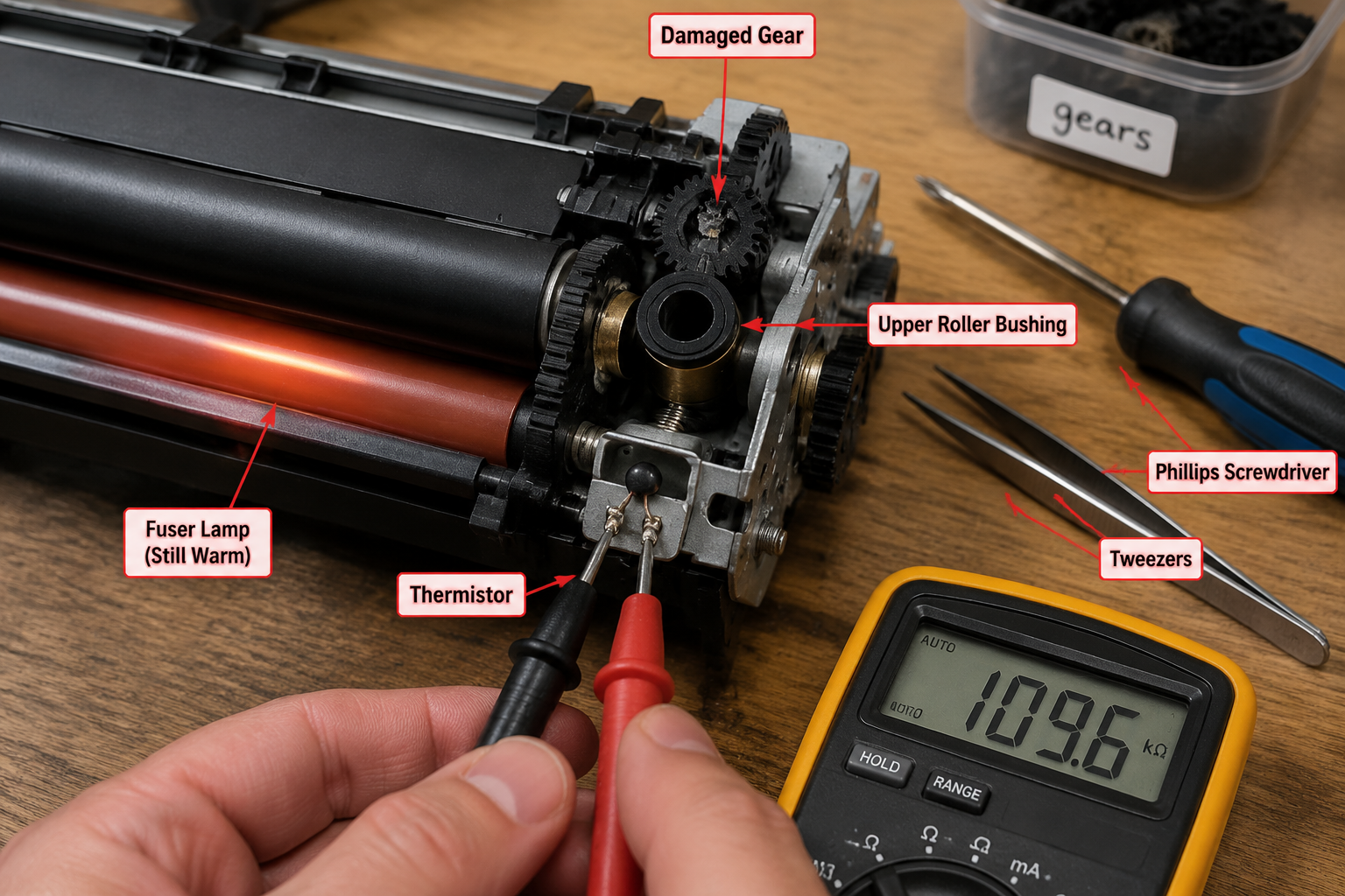 Printer Fuser Assembly Failed? Complete Diagnosis & Repair Guide for Common Fuser Errors