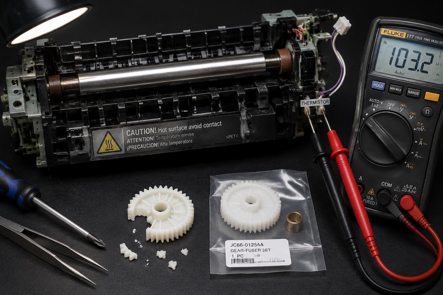 **Printer Fuser Assembly Failure? Complete Diagnosis & Repair Guide (Error Codes, Smells, and Fixes)**