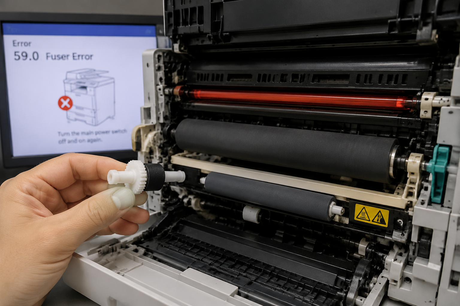 Printer Fuser Assembly Failure? Complete Diagnosis & Repair Guide for Error Codes, Paper Jams, and Wrinkled Prints