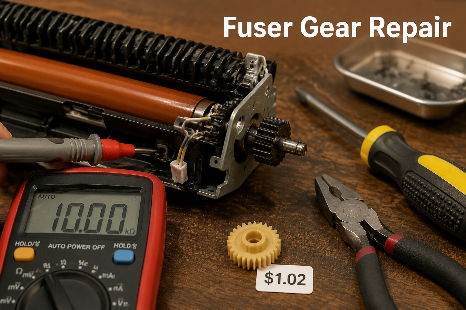Printer Fuser Assembly Failure? Exact Symptoms, Diagnosis & Step-by-Step Repair Guide