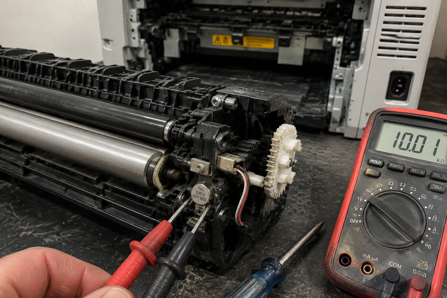 Printer Fuser Assembly Not Heating? Page Jams with Ghosting? Complete Diagnosis & Repair Guide